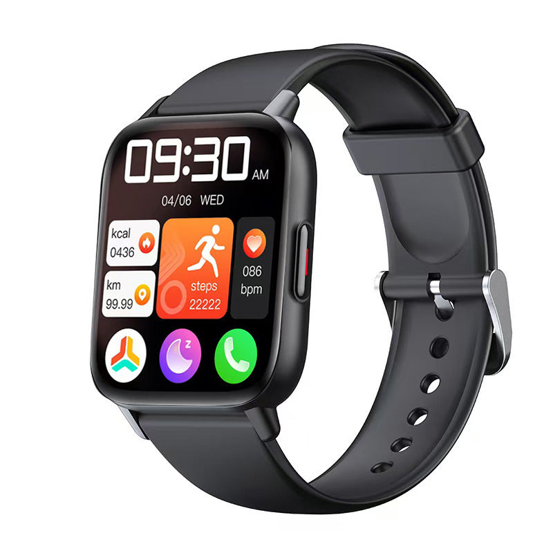 Cross-border hot-selling bluetooth call smart watch, true body temperature, heart rate, blood oxygen watch, men's multi-function sports smart watch