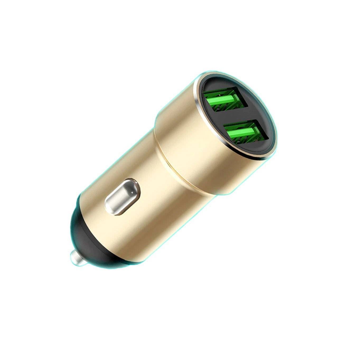 Sugar 3.4A dual usb fast charging car charger metal is sturdy and intelligent to speed up regardless of model, mobile phone car charging