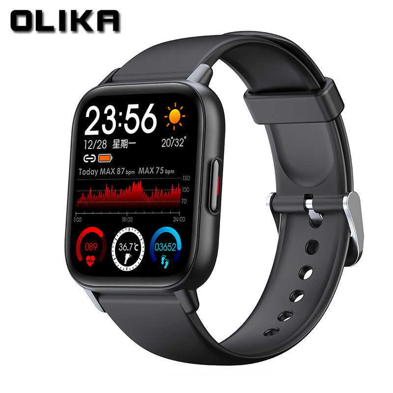 Cross-border hot-selling bluetooth call smart watch, true body temperature, heart rate, blood oxygen watch, men's multi-function sports smart watch
