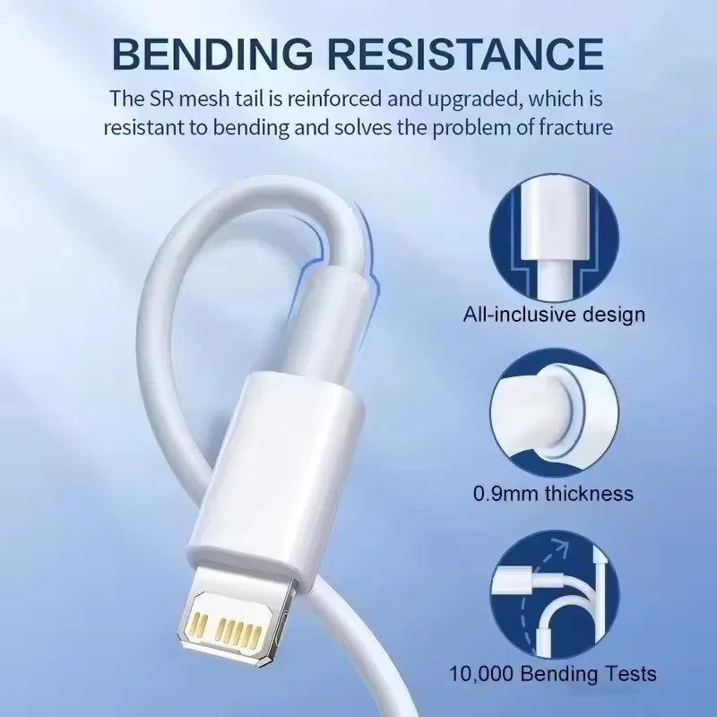 Carregador de parede rápido PD de 35 W para iPhone 11, 12, 13, 14 Pro, XS Max, 8, 14 Plus, X, XR, com cabo de carregamento USB-C e caixa original.